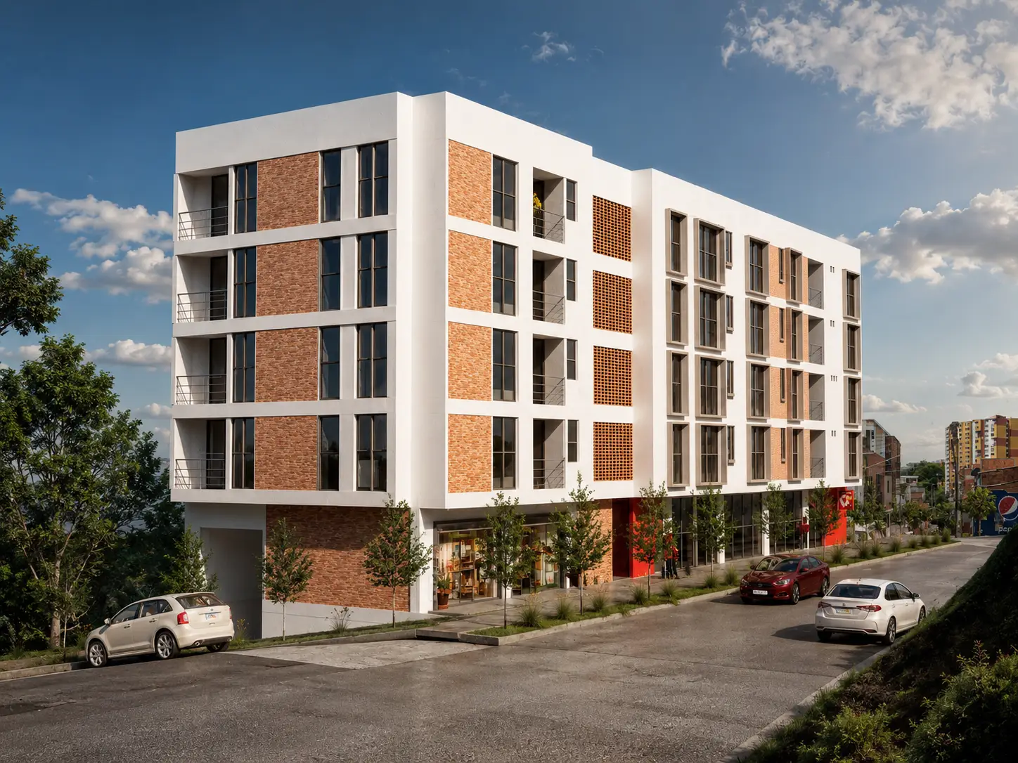 Render de apartamentos Terrazas de la Cantera en Piedecuesta